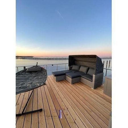 Hausboot Fjord Haven Mit Biosauna In Barth Exterior foto